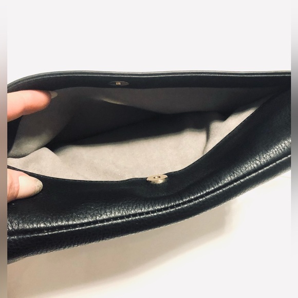 VINCE CAMUTO black leather crossbody purse. Only used ONCE! - Picture 12 of 16